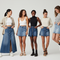 Women's Denim Skirts
