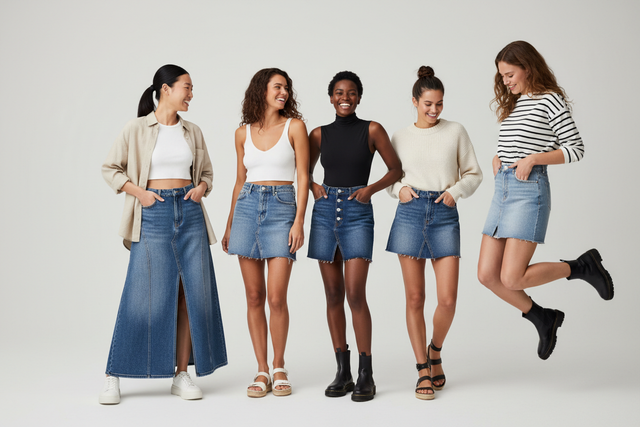 Women's Denim Skirts