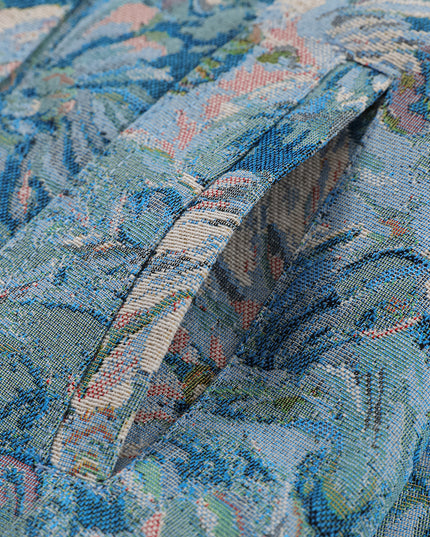 Creative Floral Denim Men Autumn Loose Men's And Women's Jackets