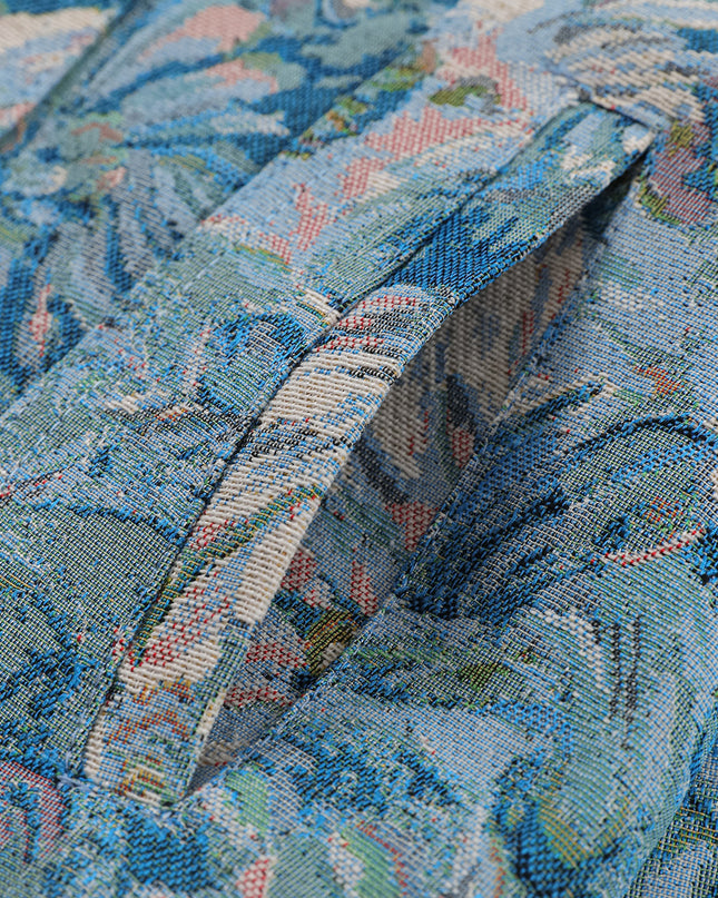 Creative Floral Denim Men Autumn Loose Men's And Women's Jackets