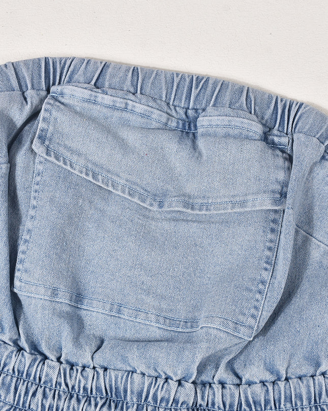 Stitched Backless Pocket