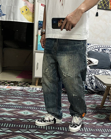 Summer Loose Casual Trendy Brand Cropped Jeans