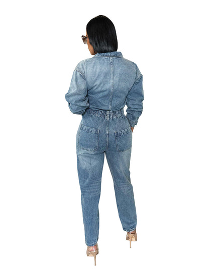 Fashion Denim Jumpsuits