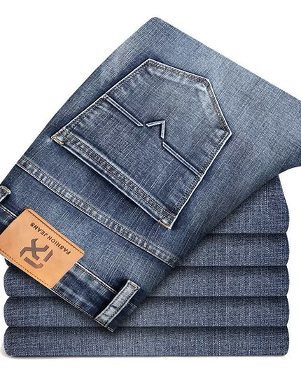 Men's Fashionable Summer Loose Straight-Leg Denim Jeans