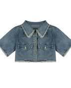 Denim short sleeve Single / L