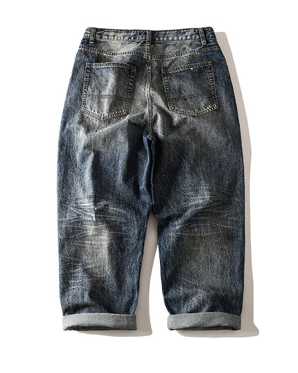 Summer Loose Casual Trendy Brand Cropped Jeans