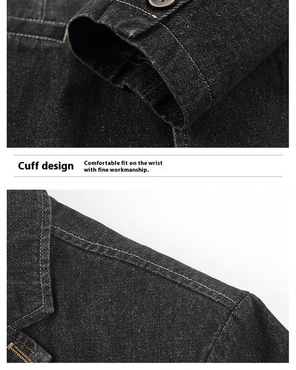 Spring And Autumn Denim Jacket Business Leisure
