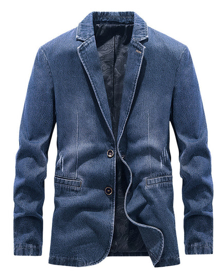 Spring And Autumn Denim Jacket Business Leisure