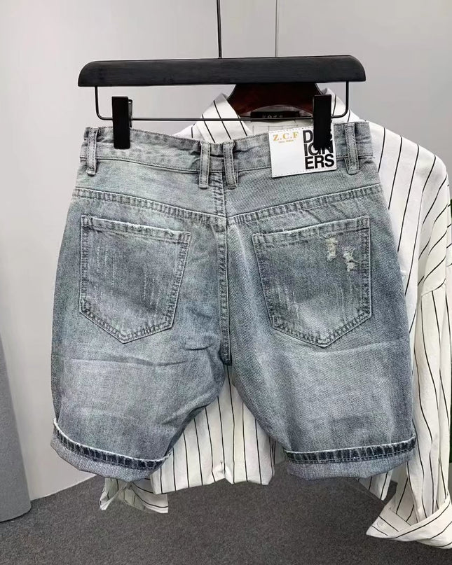Men's Denim Shorts Summer Short