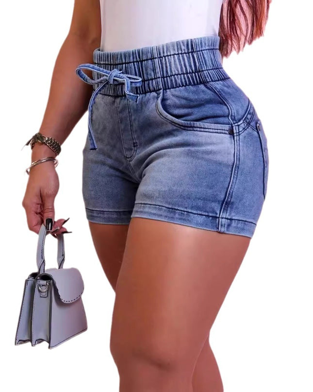 Spring & Summer Tight Denim Shorts