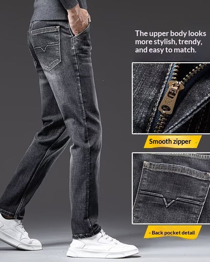Men's Fashionable Summer Loose Straight-Leg Denim Jeans