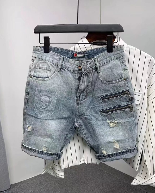 Men's Denim Shorts Summer Short