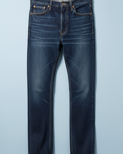 Straight-Leg Jeans in Japanese Denim