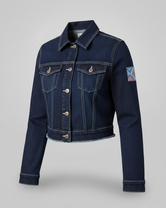 Women's Cropped Denim Jacket