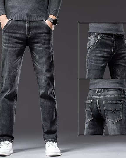 Men's Fashionable Summer Loose Straight-Leg Denim Jeans