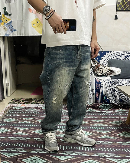 Summer Loose Casual Trendy Brand Cropped Jeans