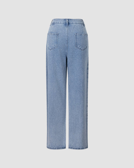 Elegant Glittery Denim Crop Top And Pants Ensemble