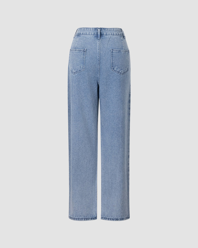 Elegant Glittery Denim Crop Top And Pants Ensemble